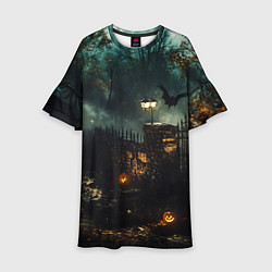 Детское платье Ночь тыкв и теней