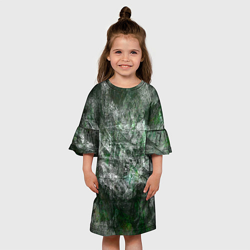 Детское платье Абстракция - acid boom / 3D-принт – фото 3
