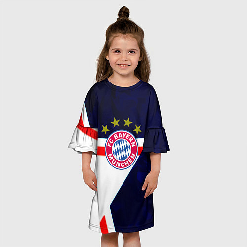 Детское платье Бавария звезды геометрия / 3D-принт – фото 3