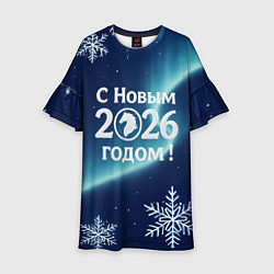 Детское платье С Новым 2026 годом