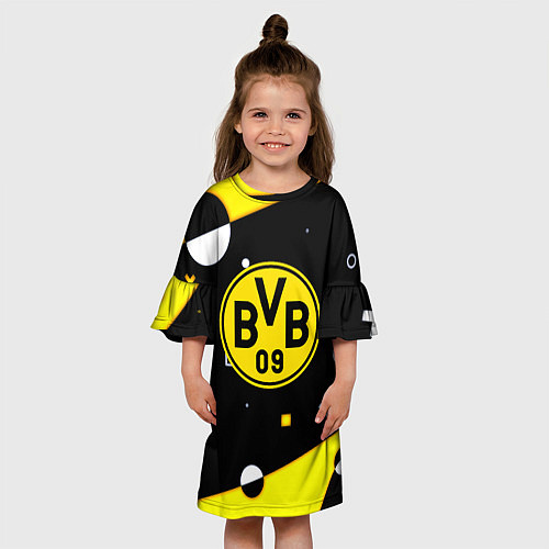 Детское платье Borussia геометрия текстура / 3D-принт – фото 3