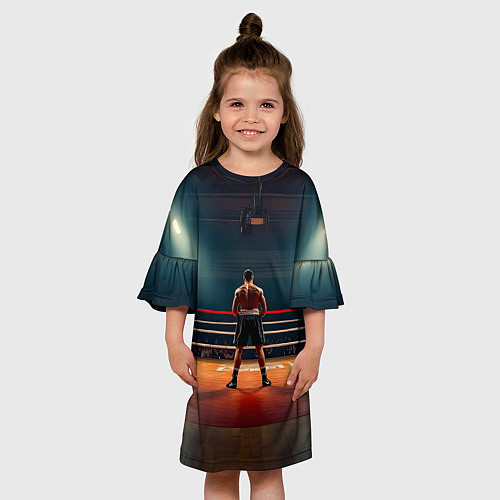 Детское платье Чемпион на ринге / 3D-принт – фото 3