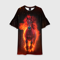 Детское платье Огонь а не лошадь