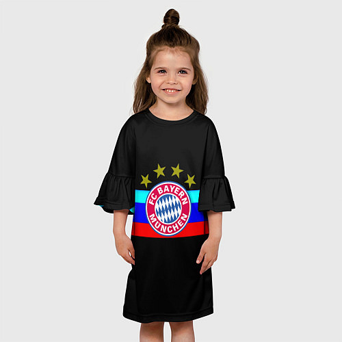 Детское платье Бавария Мюнхен спорт / 3D-принт – фото 3