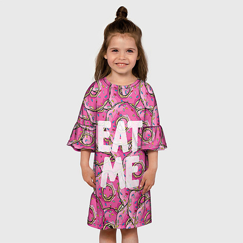 Детское платье Eat me, Homer / 3D-принт – фото 3