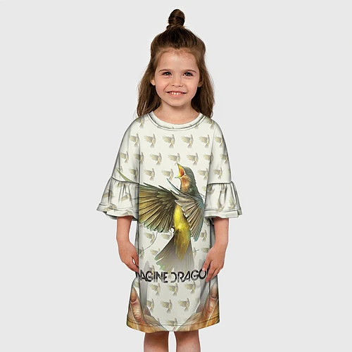 Детское платье Imagine Dragons: Fly / 3D-принт – фото 3
