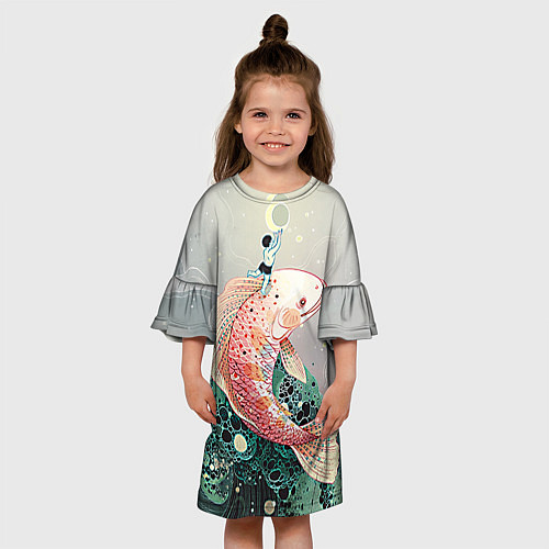 Детское платье Рыба / 3D-принт – фото 3