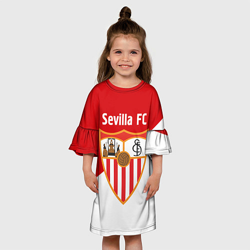 Детское платье Sevilla FC / 3D-принт – фото 3