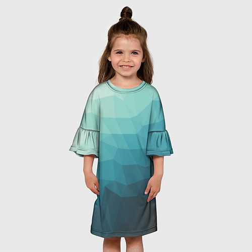 Детское платье Геометрия / 3D-принт – фото 3