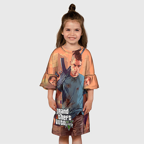 Детское платье GTA 5: Gangsta / 3D-принт – фото 3
