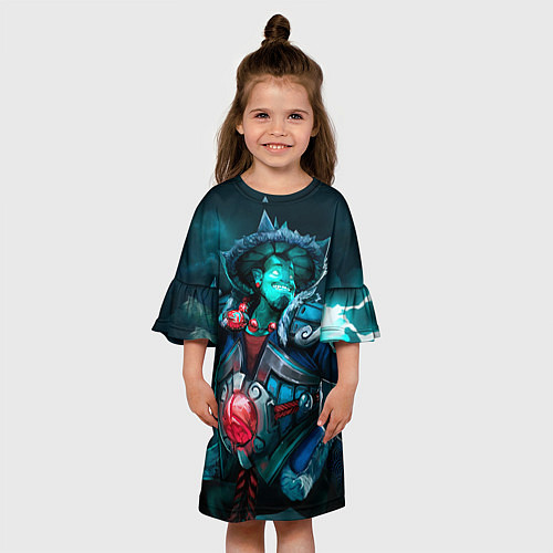 Детское платье Storm Spirit / 3D-принт – фото 3