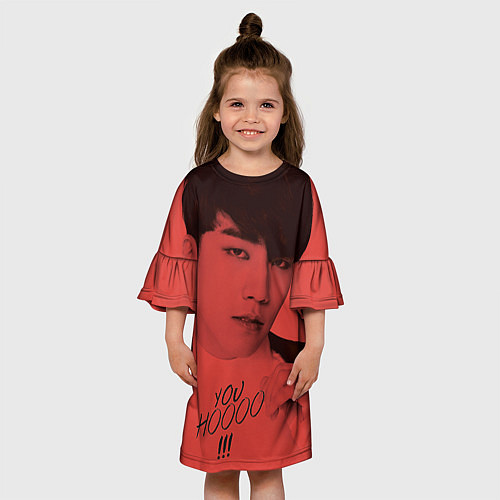 Детское платье Big bang: You Hoooo / 3D-принт – фото 3