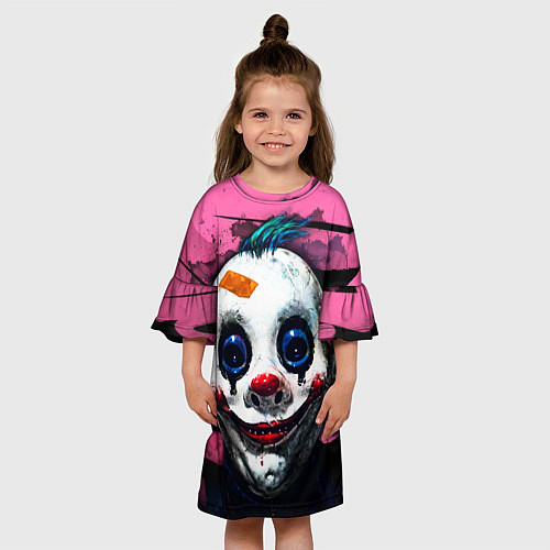 Детское платье Клоун / 3D-принт – фото 3