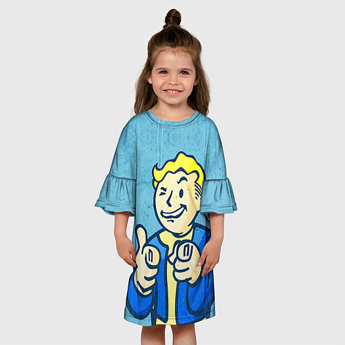 Детское платье Fallout: It's okey / 3D-принт – фото 3