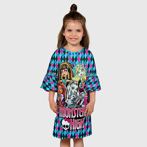 Детское платье Monster High / 3D-принт – фото 3