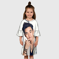 Платье клеш для девочки Kim Soo-hyeon, цвет: 3D-принт — фото 2