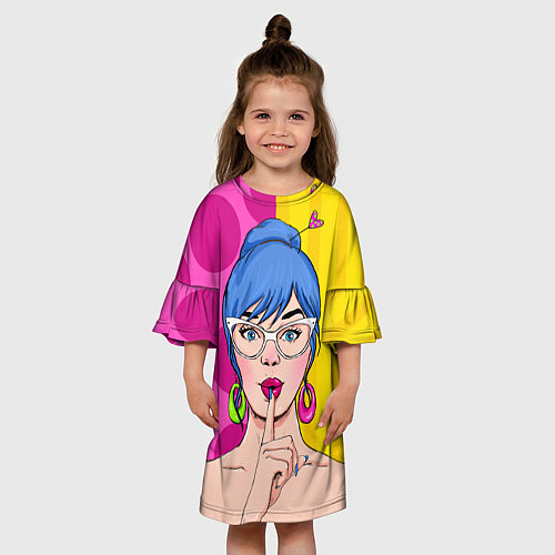 Детское платье POP ART / 3D-принт – фото 3