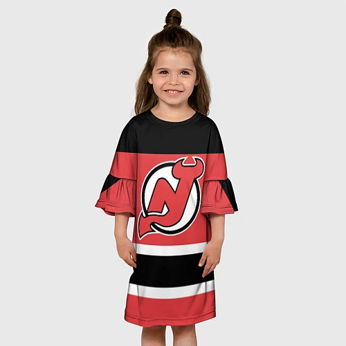 Детское платье New Jersey Devils / 3D-принт – фото 3