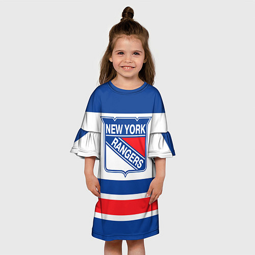 Детское платье New York Rangers / 3D-принт – фото 3