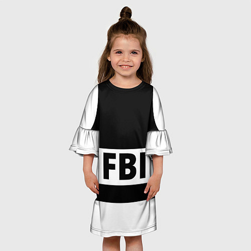 Детское платье Бронежилет FBI / 3D-принт – фото 3