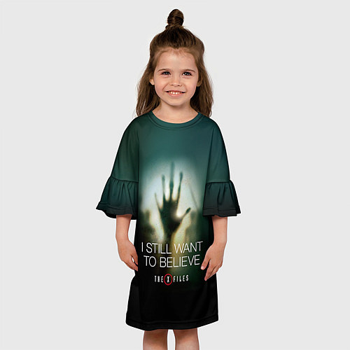 Детское платье X-files: Alien hand / 3D-принт – фото 3