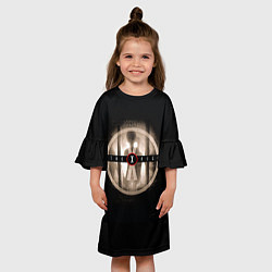 Платье клеш для девочки The X-Files, цвет: 3D-принт — фото 2