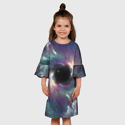 Детское платье Star light space / 3D-принт – фото 3