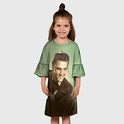 Платье клеш для девочки Elvis Young, цвет: 3D-принт — фото 2