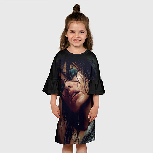 Детское платье Страстная девушка / 3D-принт – фото 3