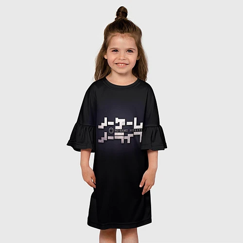 Детское платье No Game No Life лого / 3D-принт – фото 3