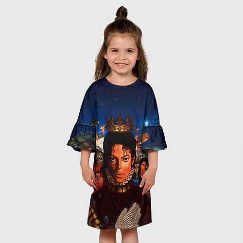 Детское платье Michael Jackson: Pop King / 3D-принт – фото 3