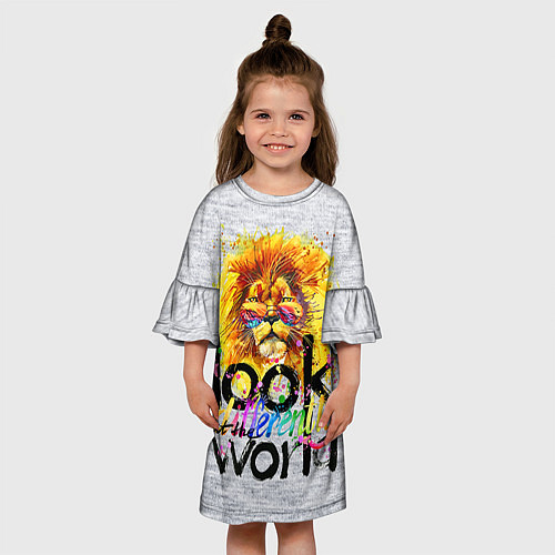 Детское платье Funny Lion / 3D-принт – фото 3