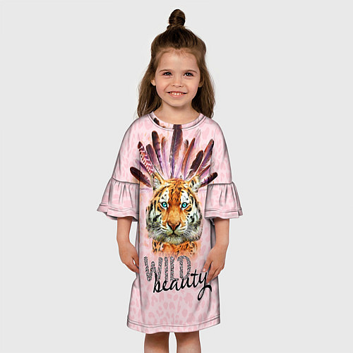 Детское платье Wild Beauty / 3D-принт – фото 3