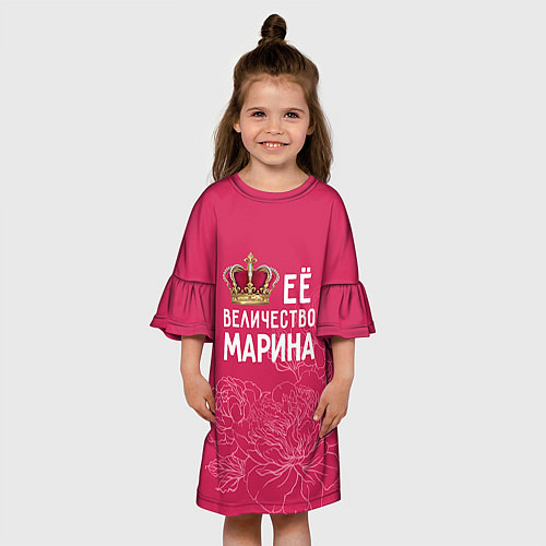 Детское платье Её величество Марина / 3D-принт – фото 3