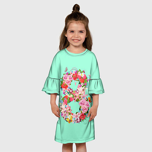Детское платье 8 Марта / 3D-принт – фото 3