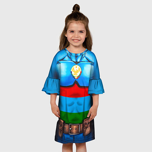 Детское платье Капитан Дагестан / 3D-принт – фото 3