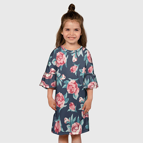 Детское платье Розы: паттерн / 3D-принт – фото 3