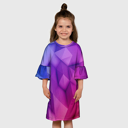 Детское платье Абстракция / 3D-принт – фото 3