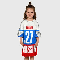 Платье клеш для девочки Russia: from 27, цвет: 3D-принт — фото 2