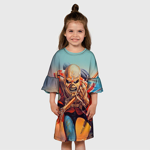 Детское платье Iron Maiden: Crash arrow / 3D-принт – фото 3