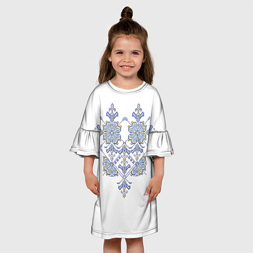 Детское платье Вышивка 18 / 3D-принт – фото 3
