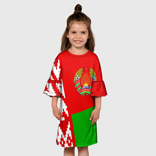 Детское платье Патриот Беларуси / 3D-принт – фото 3