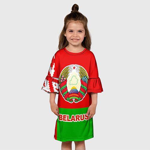 Детское платье Belarus Patriot / 3D-принт – фото 3
