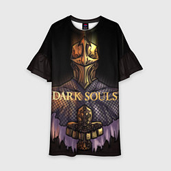Платье клеш для девочки Dark Souls: Knight, цвет: 3D-принт