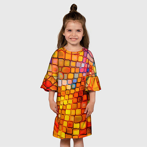 Детское платье Текстуры / 3D-принт – фото 3