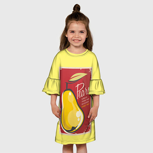 Детское платье Правильное питание / 3D-принт – фото 3