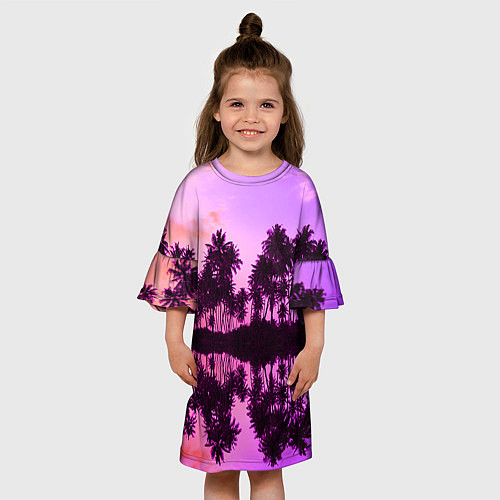 Детское платье Hawaii dream / 3D-принт – фото 3