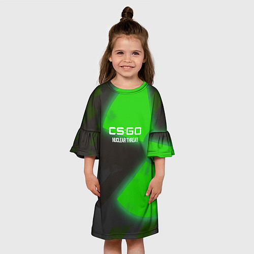 Детское платье Cs:go - Nuclear Threat Ядерная Угроза / 3D-принт – фото 3