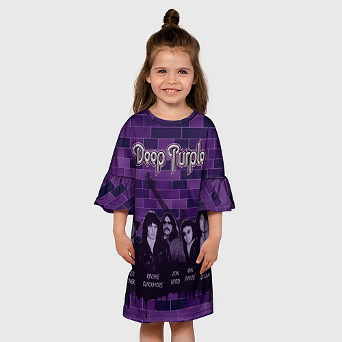 Детское платье Deep Purple / 3D-принт – фото 3