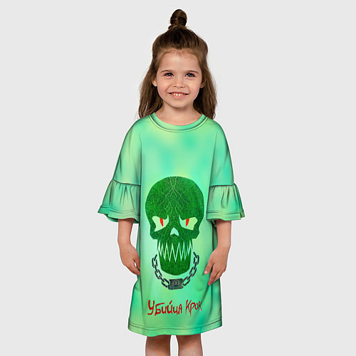 Детское платье Убийца Крок / 3D-принт – фото 3